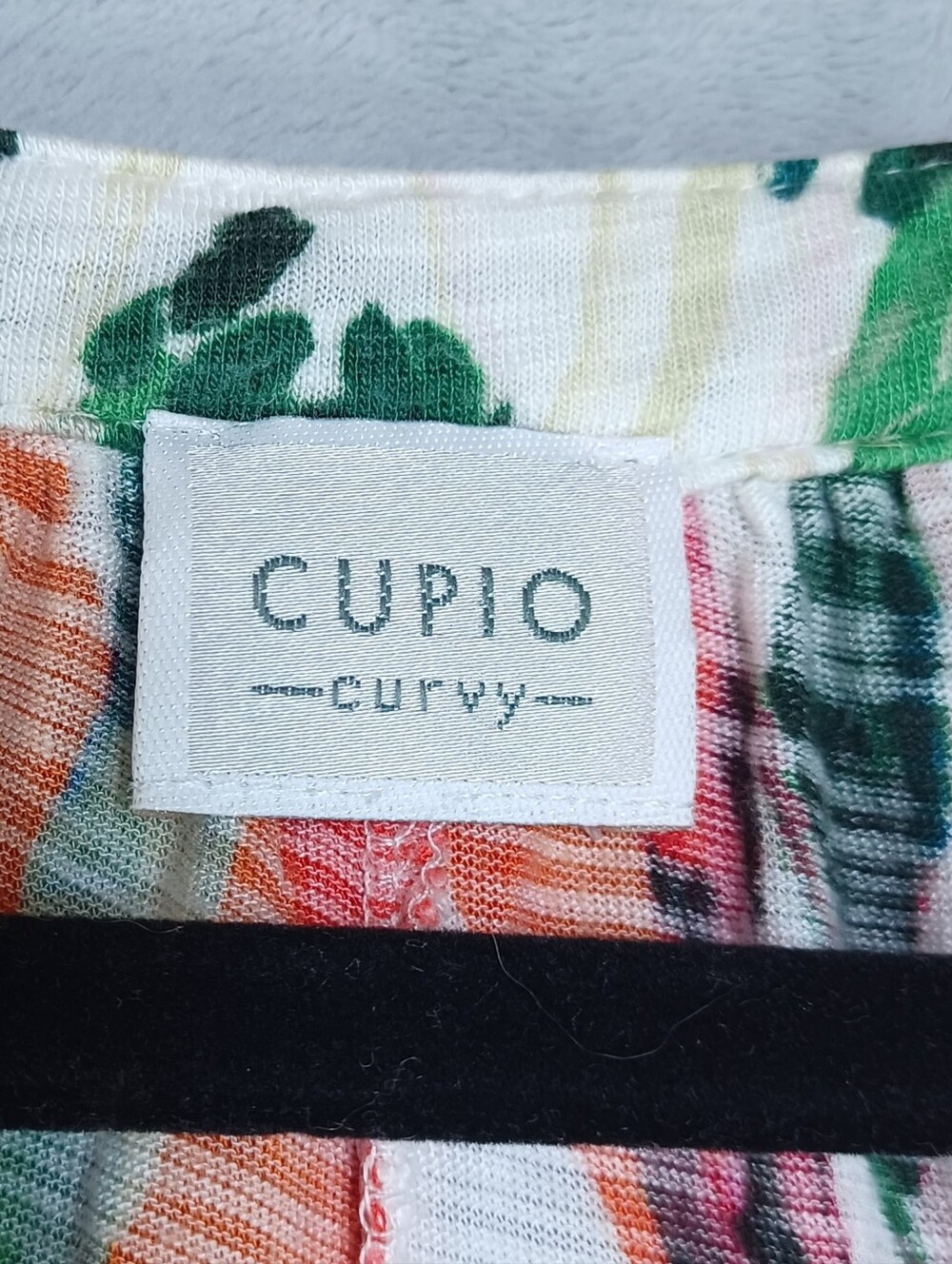 Cupio Curvy Tropical Floral Tank‎ Top 2XL Boho Resort Vacation Beachcore Blouse - Picture 6 of 9